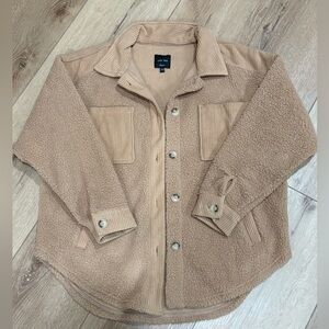 Love Tree Tan Teddy Jacket